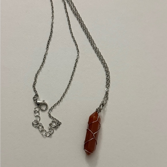 Brand New 5 Lovely Wire-Wrapped Gemstone Necklaces - Picture 8 of 11